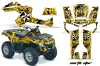 Can Am Outlander EFI 500 / 650 ATV Custom Graphic Kit - 2012-2015