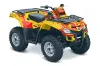 Can Am Outlander EFI 500 / 650 ATV Graphic Kit - 2012-2015 Diamond Flames Red