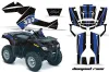 Can Am Outlander EFI 500 / 650 ATV Graphic Kit - 2012-2015 Diamond Race Blue
