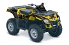 Can Am Outlander EFI 500 / 650 ATV Graphic Kit - 2012-2015 Diamond Race Yellow