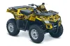 Can Am Outlander EFI 500 / 650 ATV Graphic Kit - 2012-2015 Skulls and Hammers Yellow