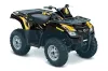 Can Am Outlander EFI 500 / 650 ATV Graphic Kit - 2012-2015 Tribal Flames Yellow
