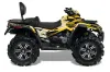 Can Am Outlander MAX 500 / 650 / 800 ATV Graphic Kit - 2006-2012 Carbon X Yellow