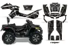 Can Am Outlander MAX 500 / 650 / 800 ATV Graphic Kit - 2006-2012 Reaper Black
