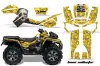 Can Am Outlander XMR 800R ATV Graphic Kit - 2006-2012 Bone Collector Yellow