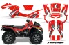 Can Am Outlander XMR 800R ATV Graphic Kit - 2006-2012 Tribal Flames Red