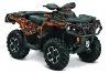Can Am Outlander XMR / MAX / XT ATV Graphic Kit - 2006-2011 Firestorm Black