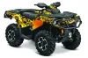 Can Am Outlander XMR / MAX / XT ATV Graphic Kit - 2006-2011 Motorhead Mandy Yellow