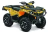 Can Am Outlander XMR / MAX / XT ATV Graphic Kit - 2006-2011 Silver Star - -Silver Haze Yellow