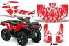 Can Am Outlander XMR / MAX / XT ATV Graphic Kit - 2006-2011 Tribe Red