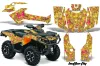 Can Am Outlander XT / DPS / SST ATV Graphic Kit - 2013-2016 Butterfly Pink