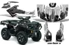 Can Am Outlander XT / DPS / SST ATV Graphic Kit - 2013-2016 Carbon X Black