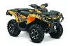 Can Am Outlander XT / DPS / SST ATV Graphic Kit - 2013-2016 Ed Hardy - Love Kills Yellow
