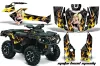 Can Am Outlander XT / DPS / SST ATV Graphic Kit - 2013-2016 Motorhead Mandy Black