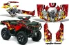 Can Am Outlander XT / DPS / SST ATV Graphic Kit - 2013-2016 Motorhead Red