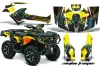 Can Am Outlander XT / DPS / SST ATV Graphic Kit - 2013-2016 Zombie Trooper Yellow