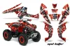 Can Am Renegade 500x/r / 800x/r ATV Graphic Kit - All Years Mad Hatter Silver