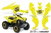 Can Am Renegade 500x/r / 800x/r ATV Graphic Kit - All Years Silver Star - Reloaded Black