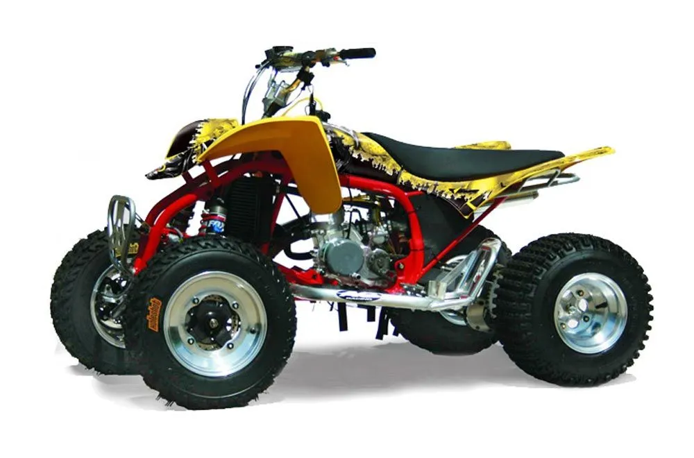 Cobra ECX 50 / 70 / 80 ATV Graphic Kit - All Years Reaper Yellow