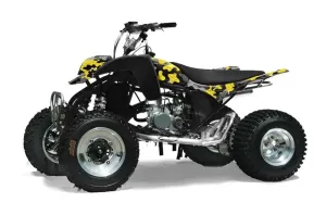 Cobra ECX 50 / 70 / 80 ATV Graphic Kit - All Years Camoplate Yellow