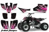 Cobra ECX 50 / 70 / 80 ATV Graphic Kit - All Years Tribal Flames Pink