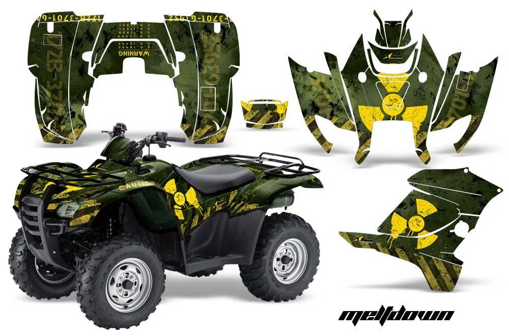 Honda Rancher AT ATV Custom Graphic Kit - 2007-2013