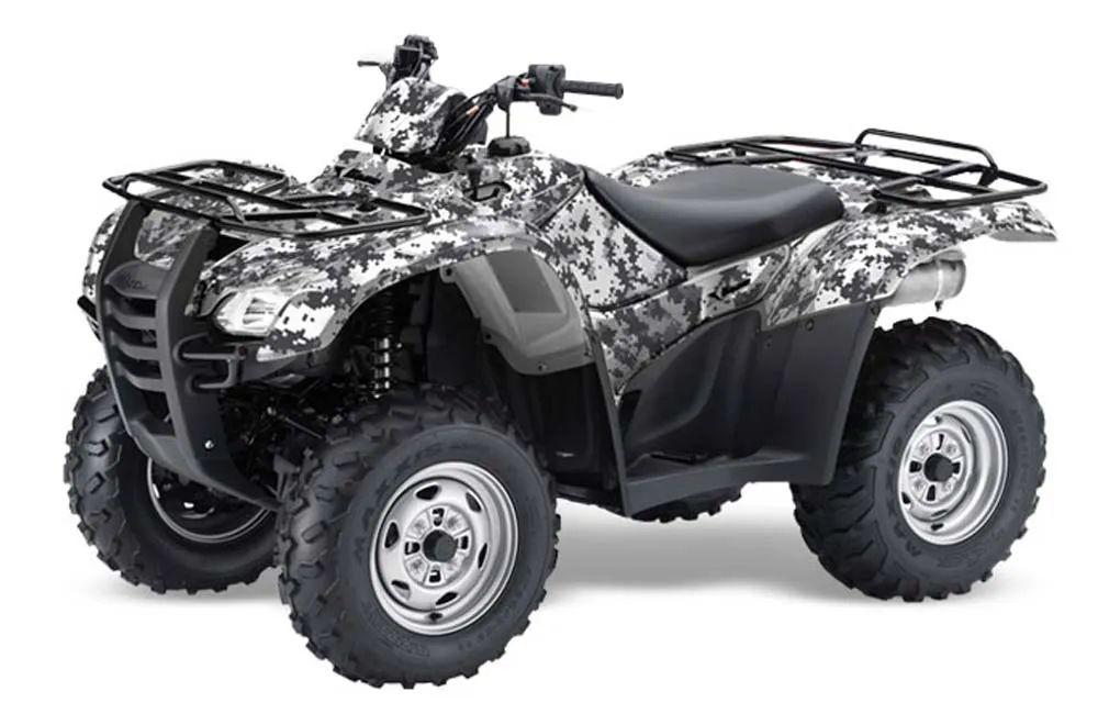 Honda Rancher AT ATV Graphic Kit - 2007-2013 Digi Camo White