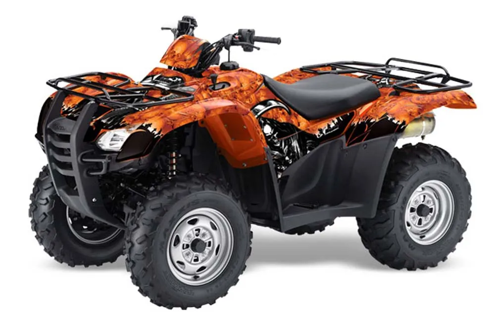 Honda Rancher AT ATV Graphic Kit - 2007-2013 Reaper Orange