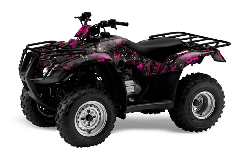 Honda Recon ES Fourtrax ATV Graphic Kit - 2005-2018 Butterfly Pink