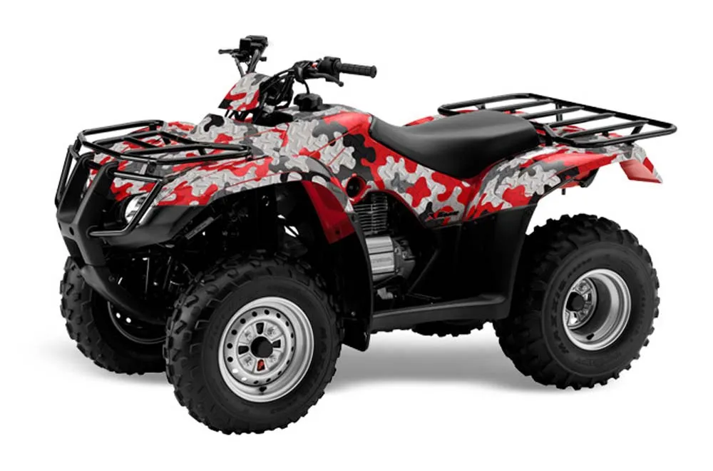 Honda Recon ES Fourtrax ATV Graphic Kit - 2005-2018 Camoplate Red