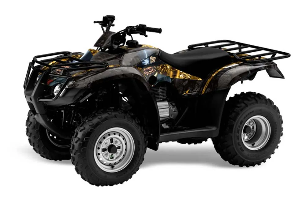 Honda Recon ES Fourtrax ATV Graphic Kit - 2005-2018 Mad Hatter Yellow