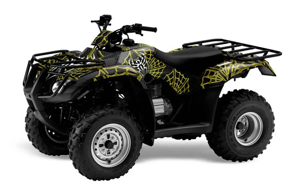 Honda Recon ES Fourtrax ATV Graphic Kit - 2005-2018 Widow Maker Yellow