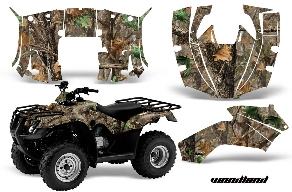 Honda Recon ES Fourtrax ATV Graphic Kit - 2005-2018 Woodland Camo