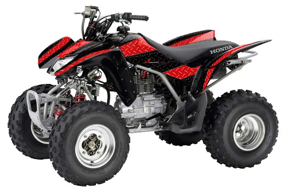 Honda TRX 250EX / 250R / 250X ATV Graphic Kit - 2006-2024 Diamond Race Red