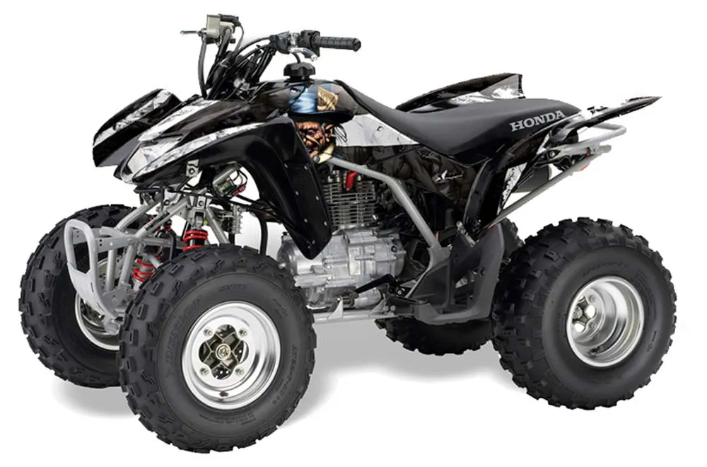 Honda TRX 250EX / 250R / 250X ATV Graphic Kit - 2006-2024 Mad Hatter Black