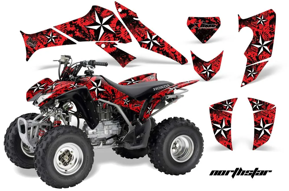 Honda TRX 250EX / 250R / 250X ATV Graphic Kit - 2006-2024 Northstar Red