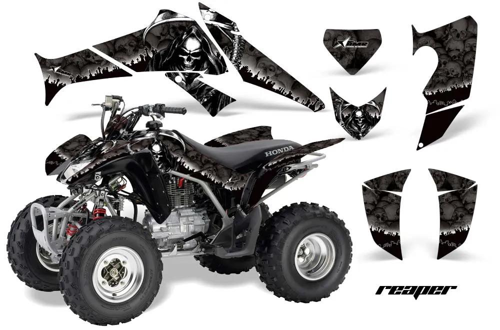 Honda TRX 250EX / 250R / 250X ATV Graphic Kit - 2006-2024 Reaper Black