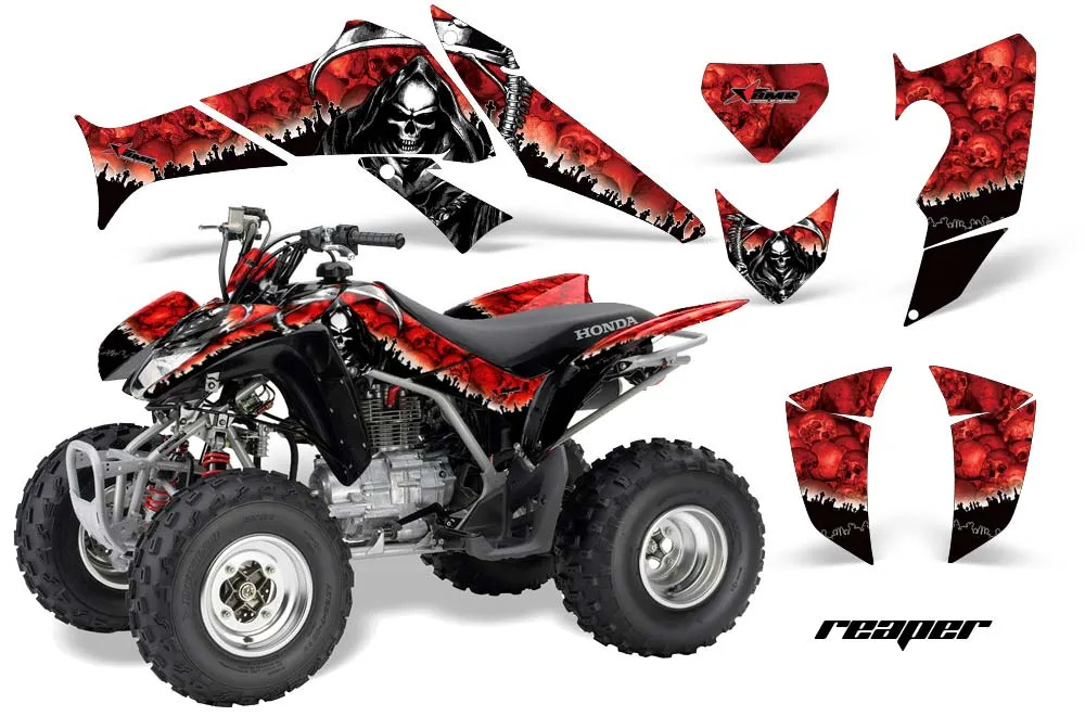 Honda TRX 250EX / 250R / 250X ATV Graphic Kit - 2006-2024 Reaper Red