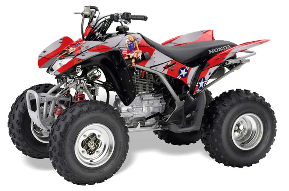 Honda TRX 250EX / 250R / 250X ATV Graphic Kit - 2006-2024 T-Bomber Red