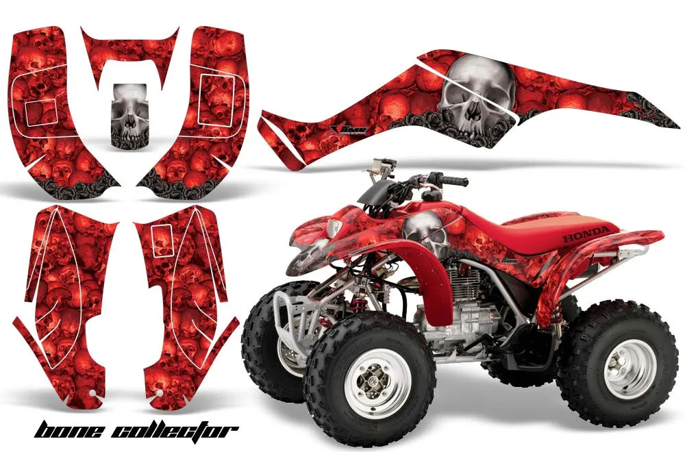 Honda TRX 250EX / 250X ATV Graphic Kit - 2002-2005 Bone Collector Red