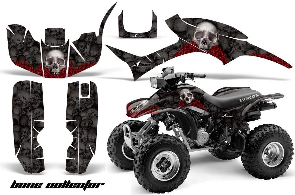 Honda TRX 300EX ATV Graphic Kit - 1993-2006 Bone Collector Black