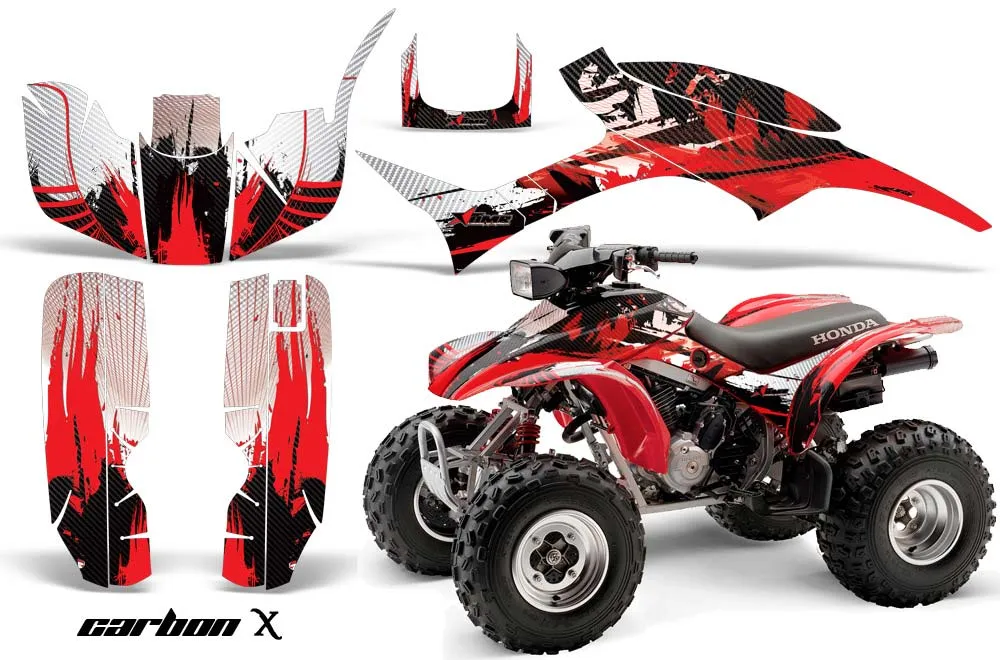 Honda TRX 300EX ATV Graphic Kit - 1993-2006 Carbon X Red