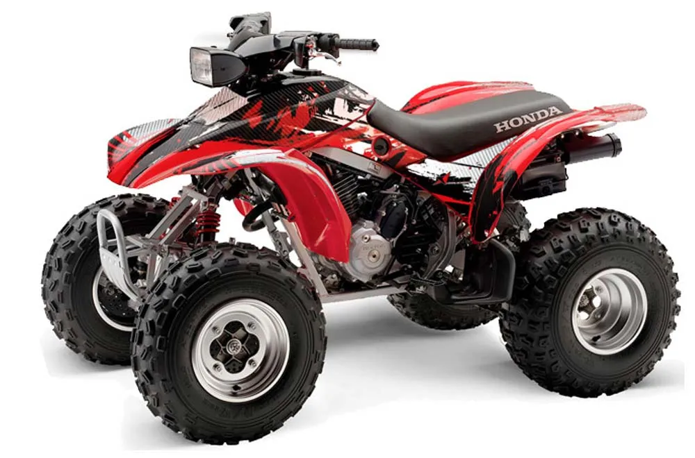 Honda TRX 300EX ATV Graphic Kit - 1993-2006 Carbon X Red