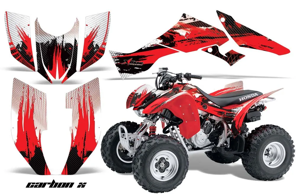 Honda TRX 300EX ATV Graphic Kit - 2007-2013 Carbon X Red