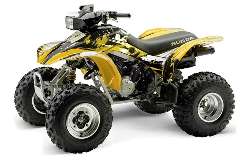 Honda TRX 300EX ATV Graphic Kit - 1993-2006 Carbon X Yellow