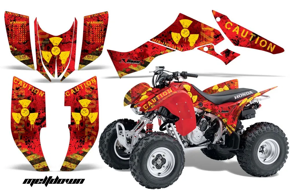 Honda TRX 300EX ATV Graphic Kit - 2007-2013 Meltdown Red