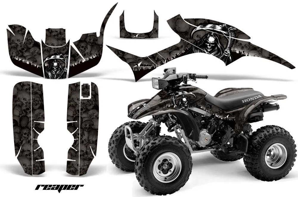 Honda TRX 300EX ATV Graphic Kit - 1993-2006 Reaper Black