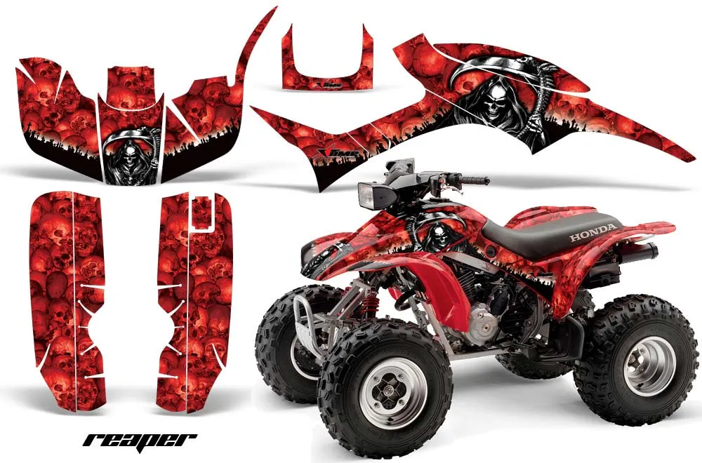 Honda TRX 300EX ATV Graphic Kit - 1993-2006 Reaper Red