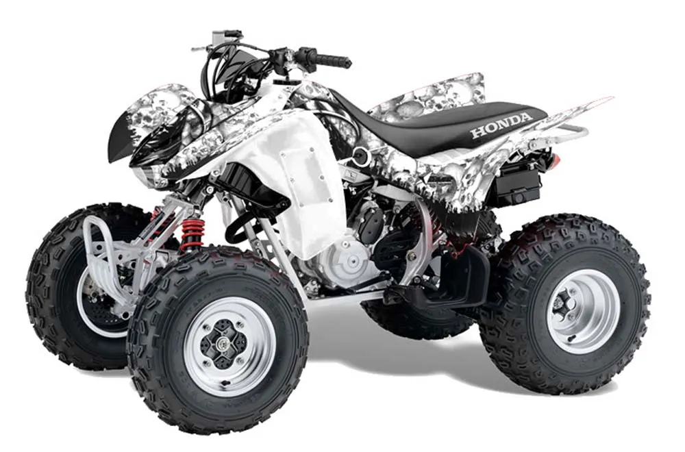 Honda TRX 300EX ATV Graphic Kit - 2007-2013 Reaper White