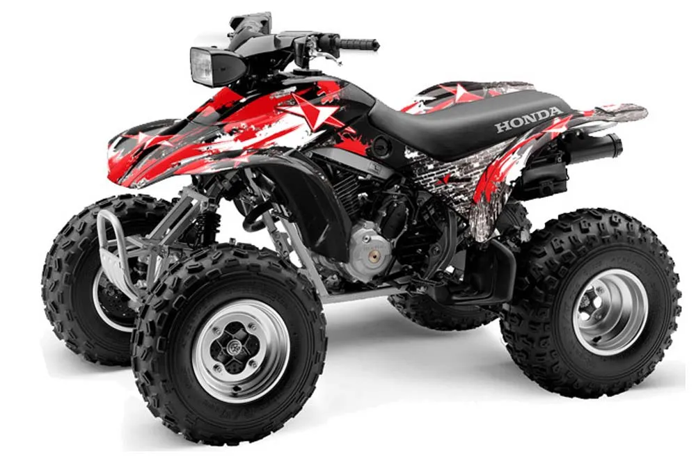 Honda TRX 300EX ATV Graphic Kit - 1993-2006 Street Star Red